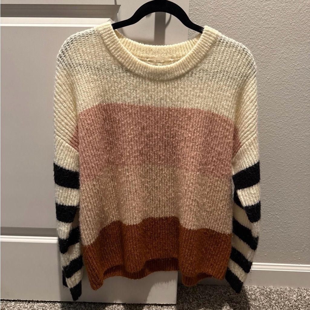 Striped Multicolor Womens Sweater As Seen On Emma Watson